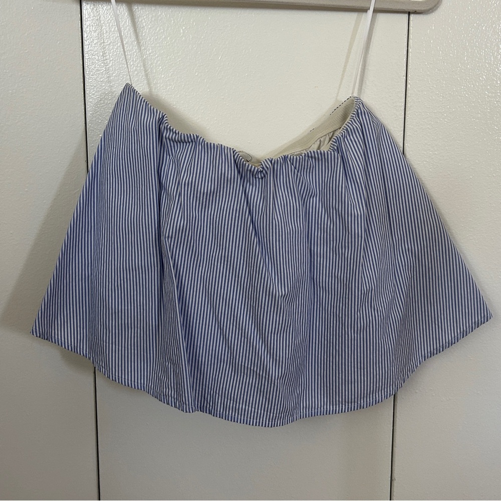 Babaton Blue and White Striped Top